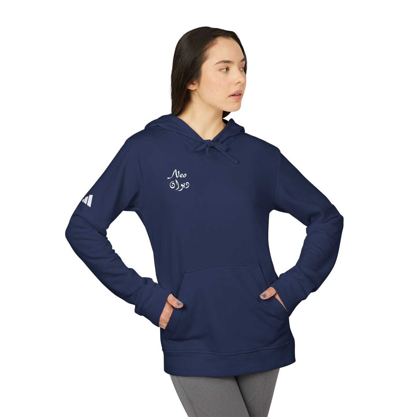 adidas Unisex Navy Fleece Hoodie